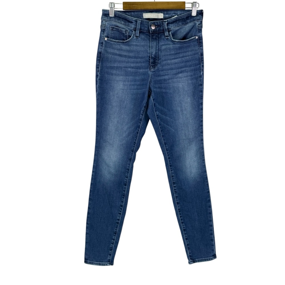Athleta Women's Sculptek Denim Mid Rise Stretch‎ Skinny Jeans Size 6